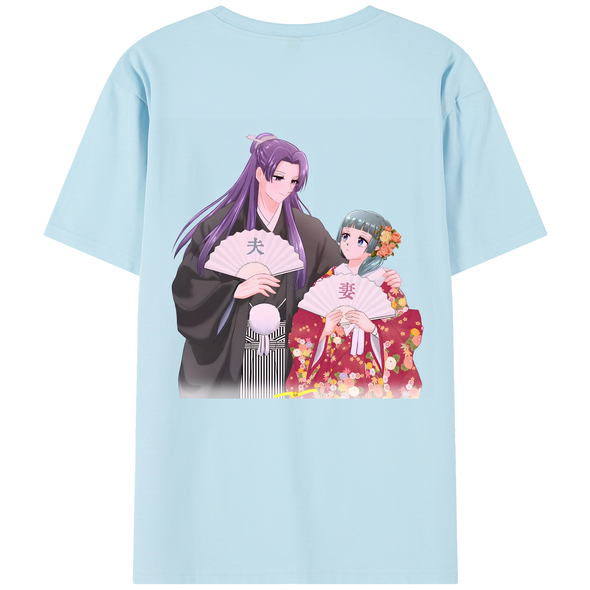 （画像用） 薬屋のひとりごと The Apothecary Diaries 綿100％半袖Tシャツ（背面プリント）